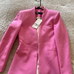 Zara pink blazer